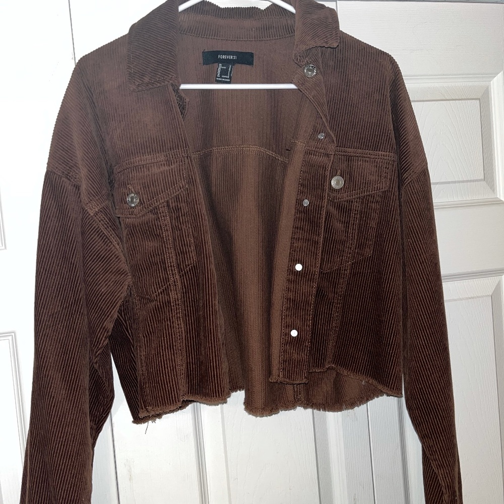 Corduroy Flap-Pocket Jacket